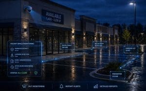 vacant suite access control in a commercial real estate building